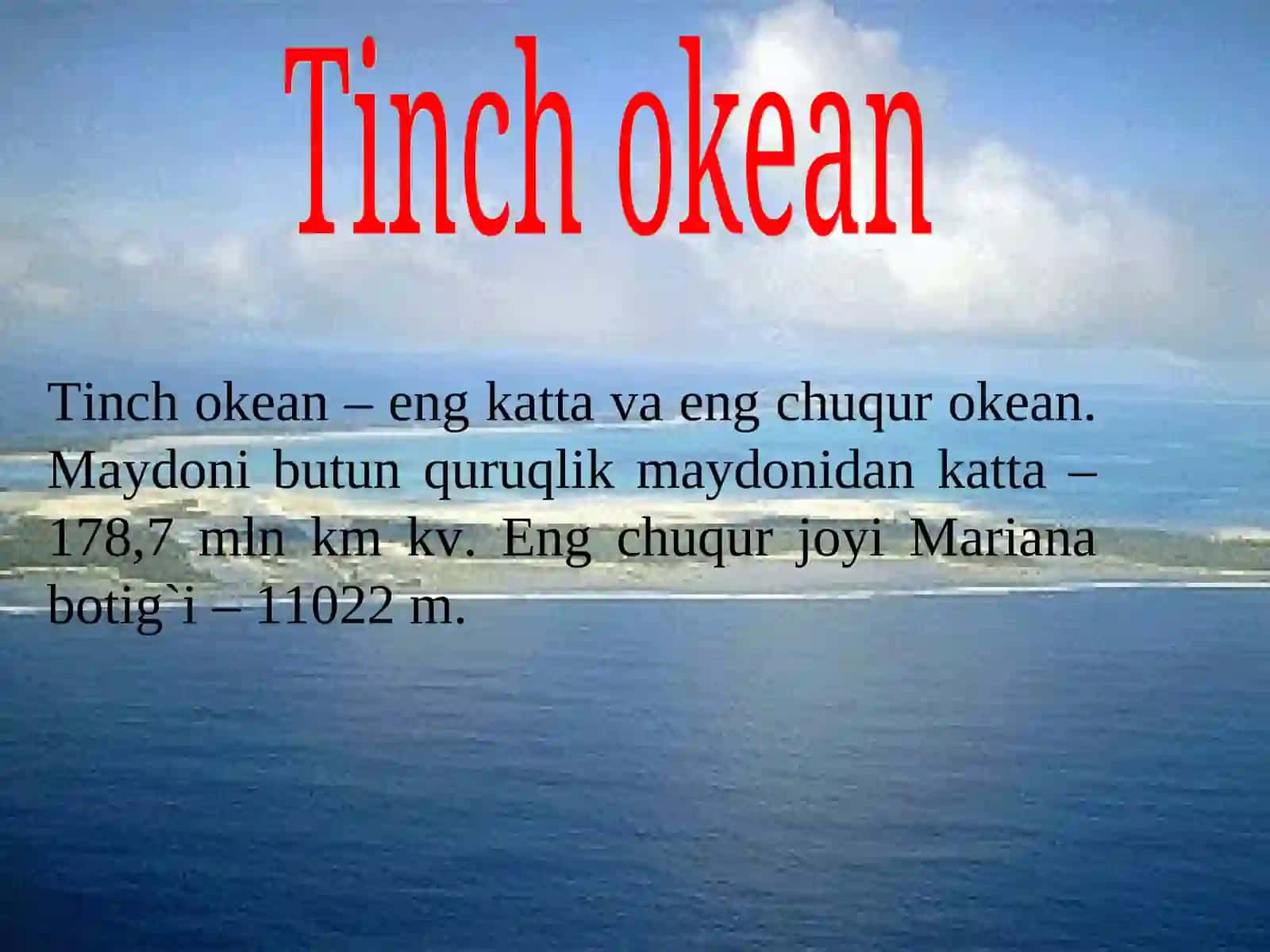 Tinch okeani 4