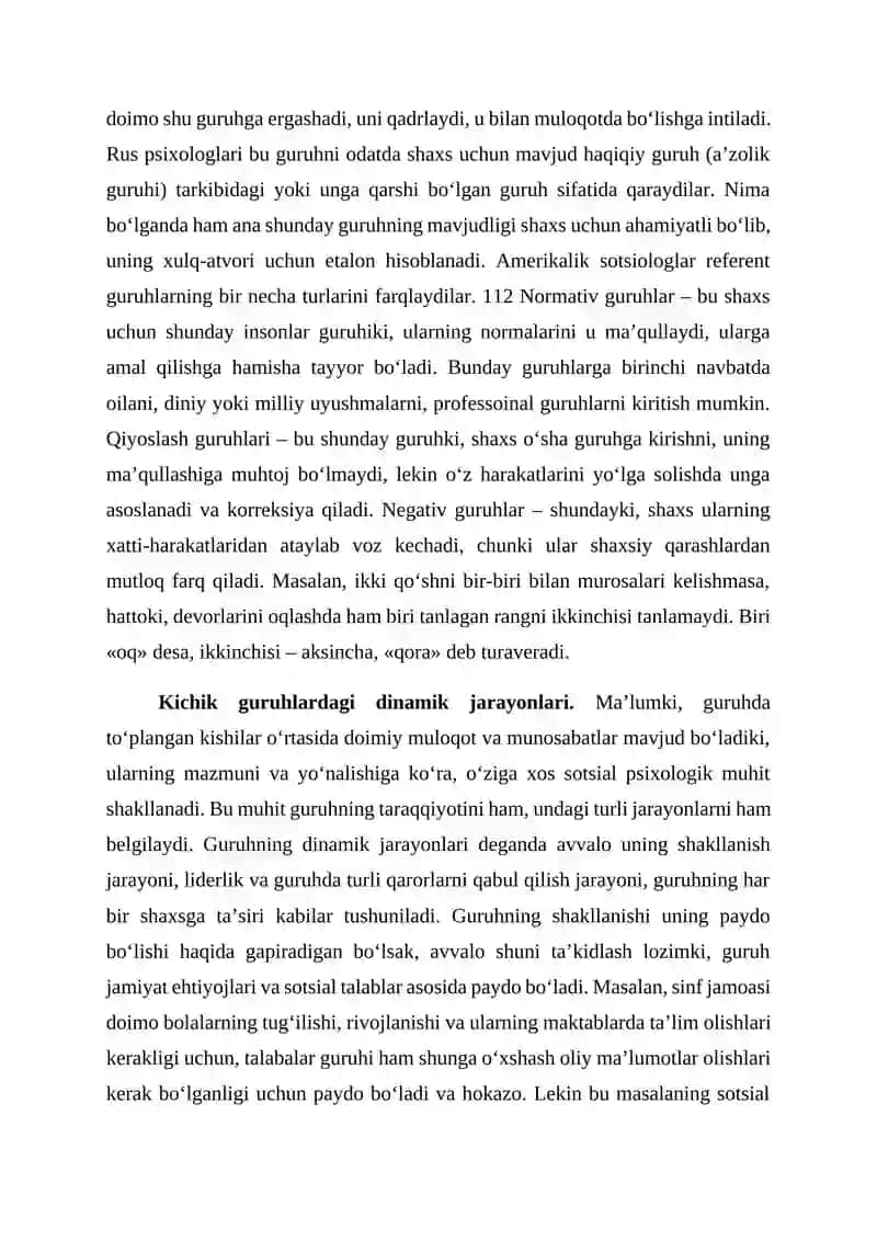 KICHIK GURUHLAR PSIXOLOGIYASI 4