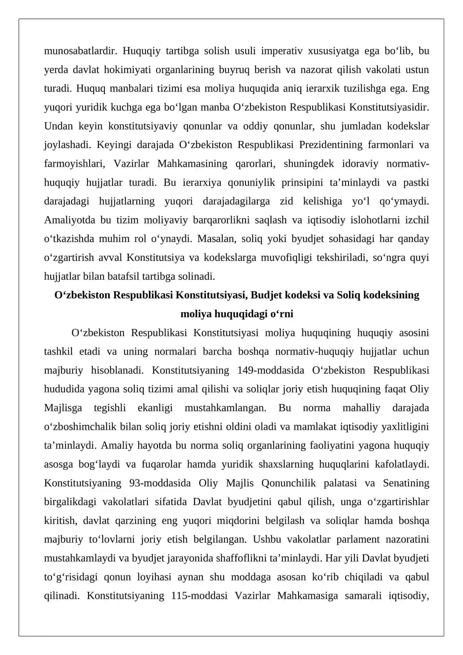 Moliya huquqining manbalari 4