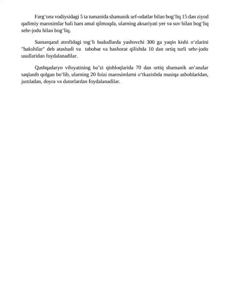 Shomonlikning zamonaviy kòrinishi 4