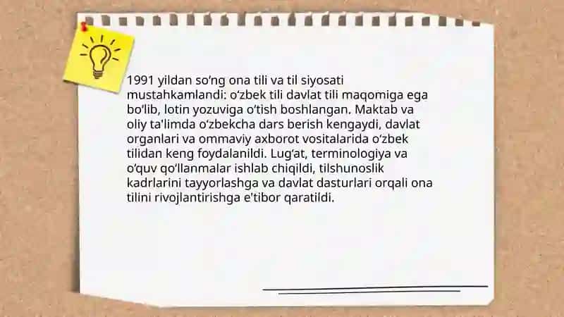 O'zbekiston Mustaqillik Yillari 4