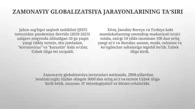 O'zbek tili leksikasining boyish manbalari 4