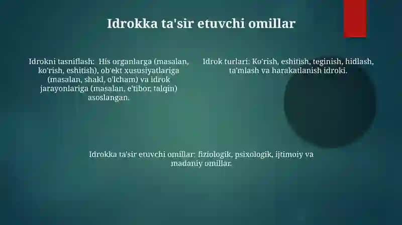 Idrokning tasnifi va turlari 4