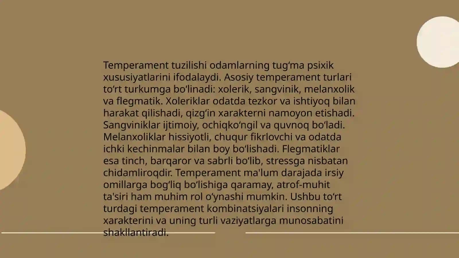 Temperament va uning nazariyalar 4