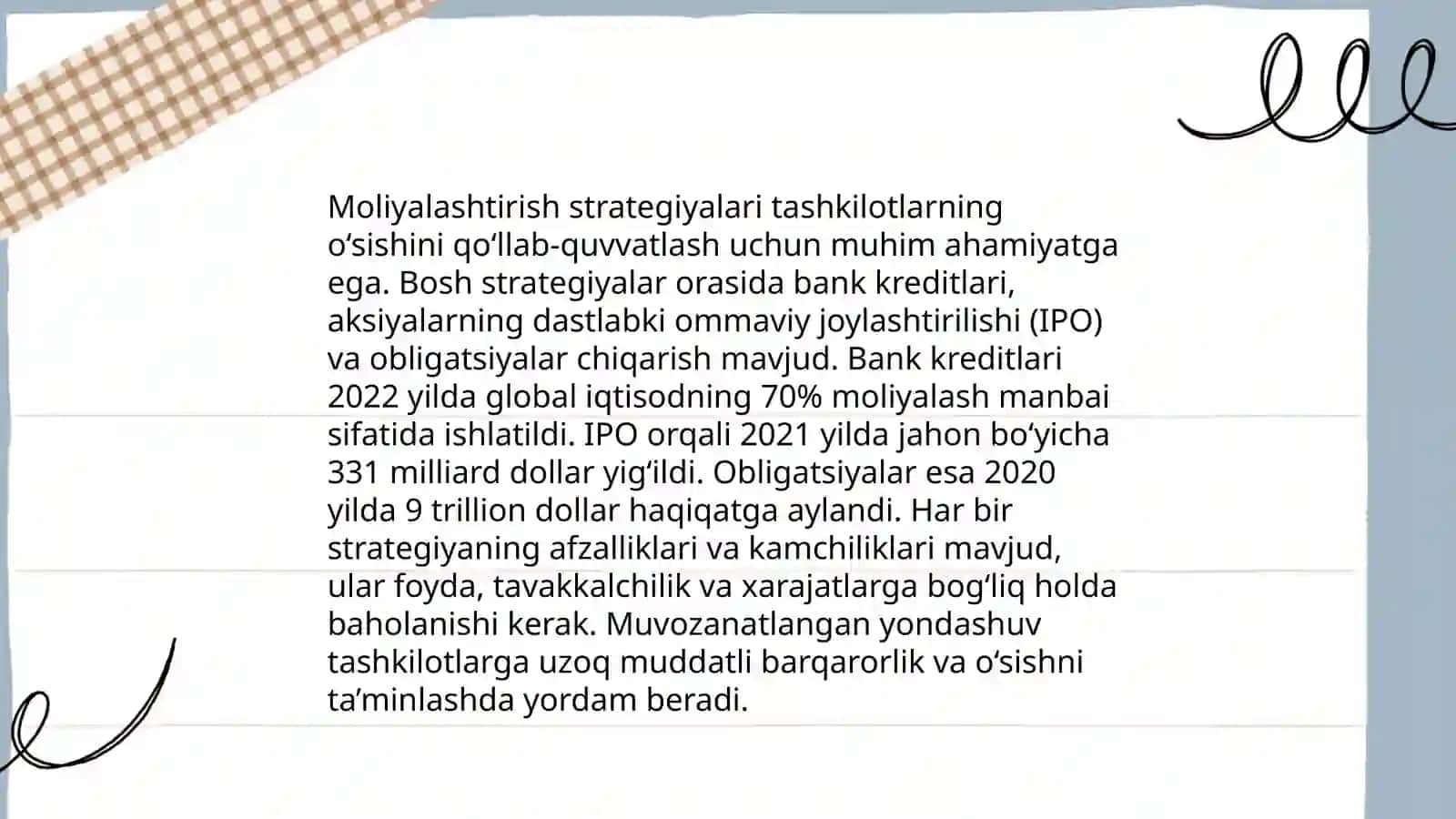 Moliyaviy aktivlarni moliyalashtirish jarayonini boshqarish 4
