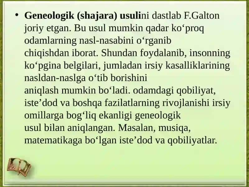 Genetika va inson salomatligi 4