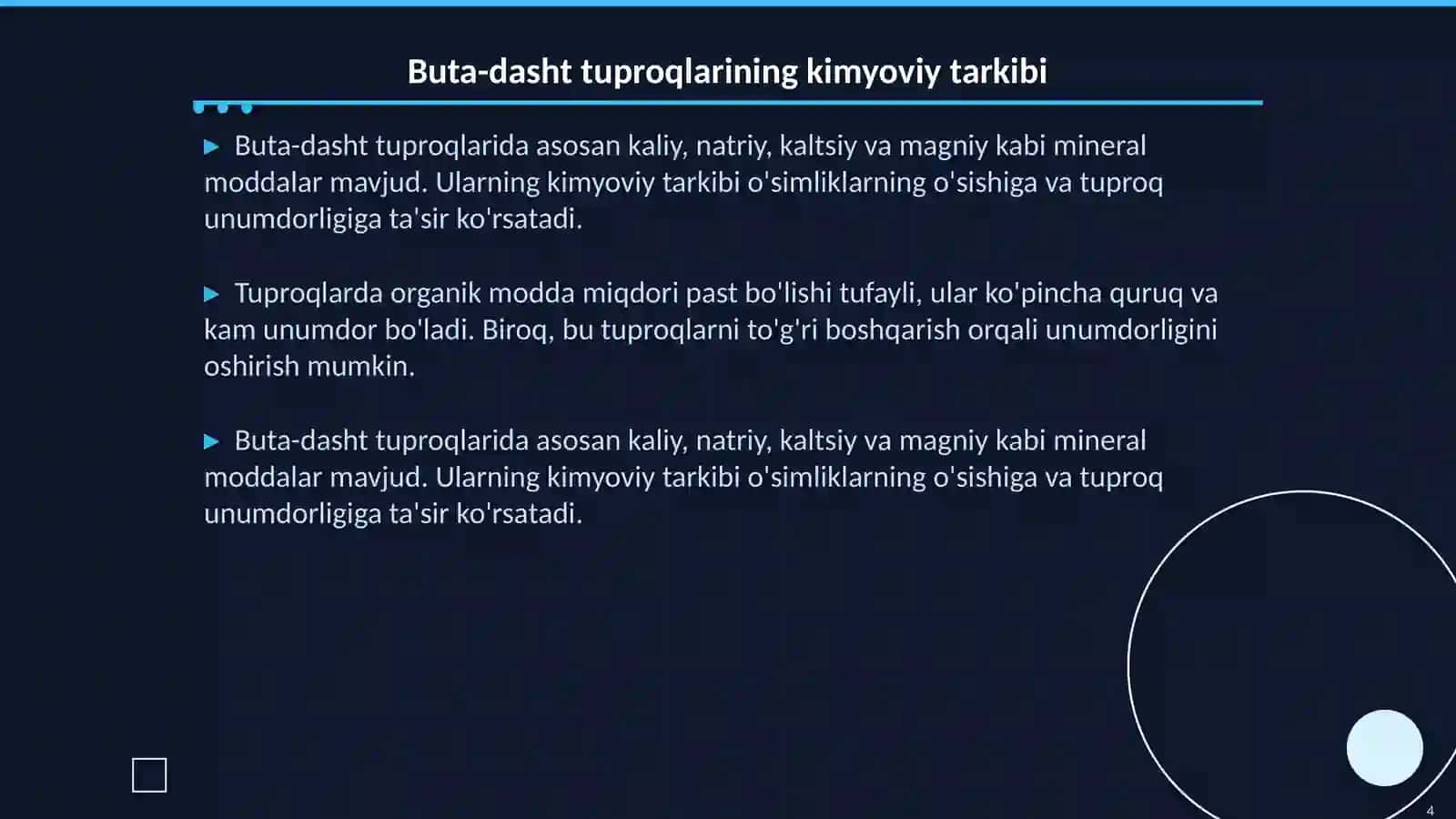 Buta-dasht oblasti tuproqlari 4