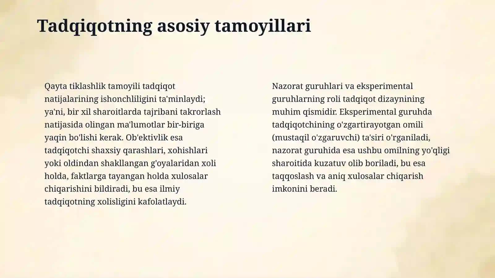 Eksprimental psixologiyaning asosiy tamoyillari 4