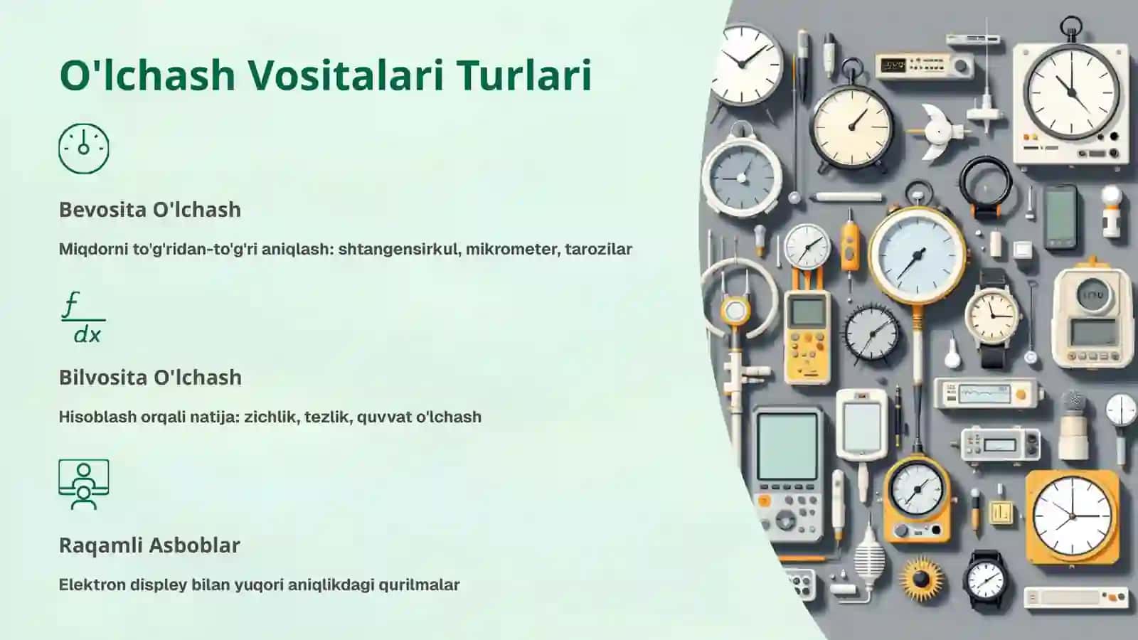 Metrologiya: O'lchash Tizimlari va Standartlar 4