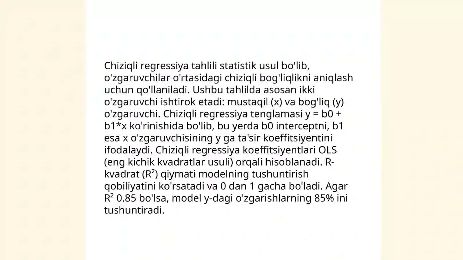 Ekonometrik modellashtirish 4