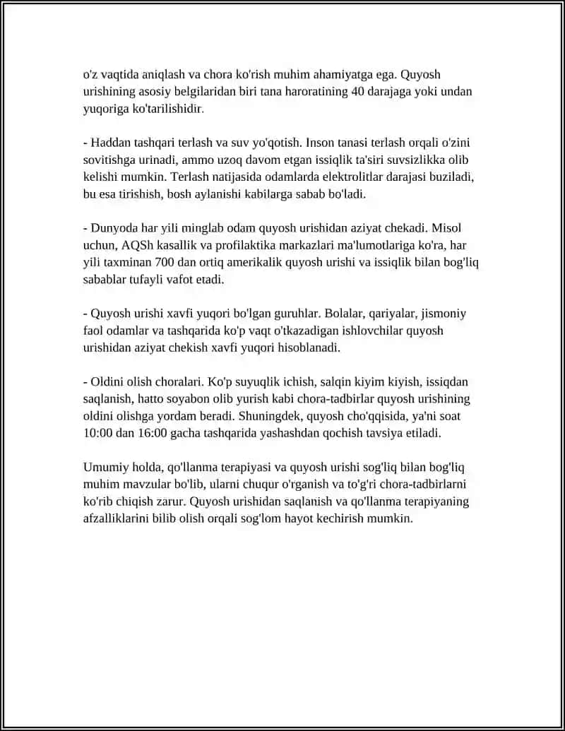 SUNSTROKE CULTURE PROJECT. MANUAL THERAPY 4