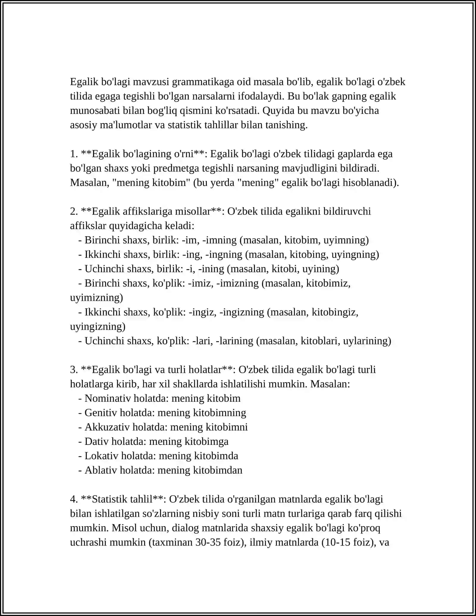 GAP BO‘LAKLARI VA UNING TURLARI 4