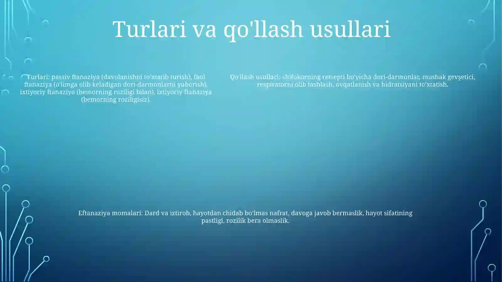 Eftanaziya Momalari 4