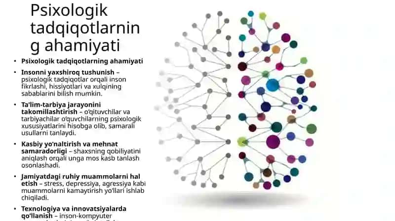 Taqdimot.Hozirgi zamon psixologiyasining tadqiqot metodlari 4