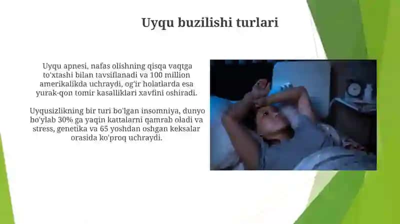 Uyqu buzilishi 4