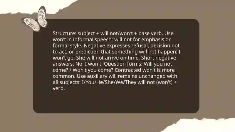 Future simple tense 4