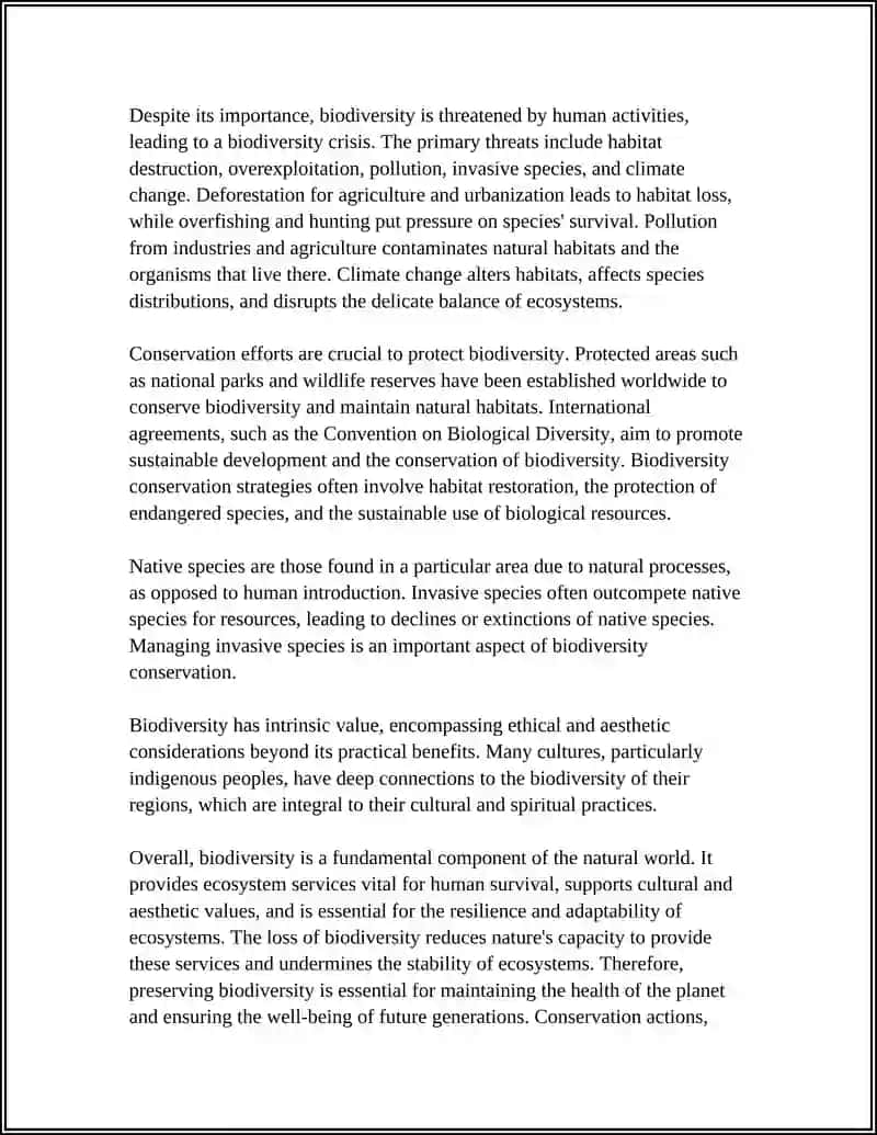 Biodiversity 4