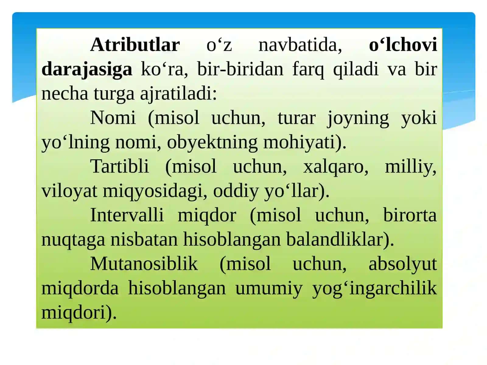 Geografik axborot tizimlari 4