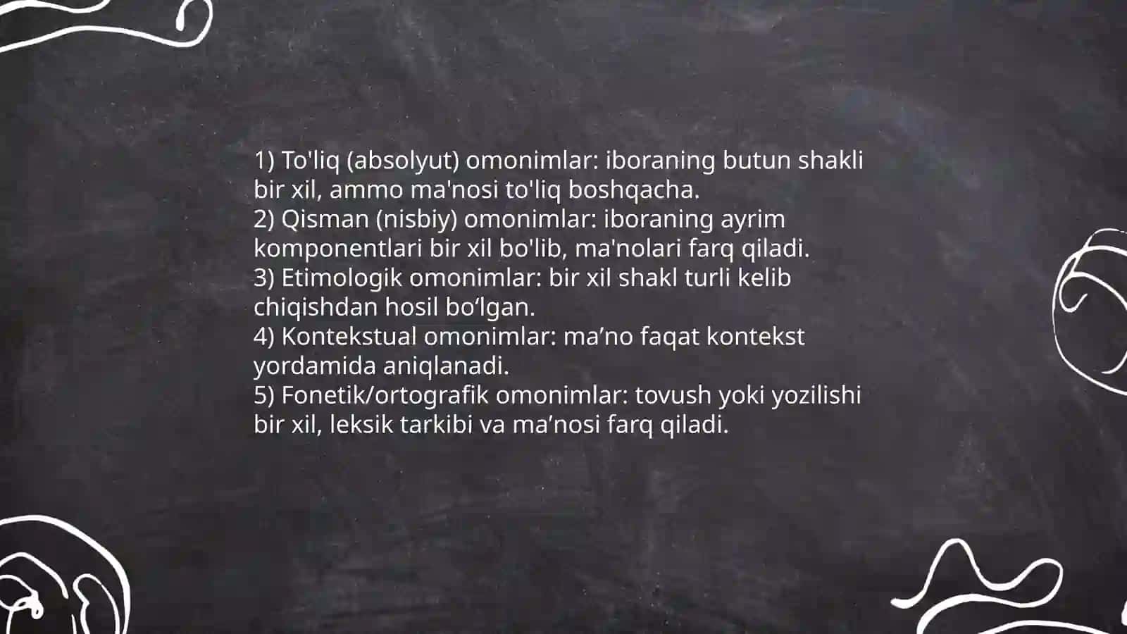 Frazeologizmlarning semantik turlari 4