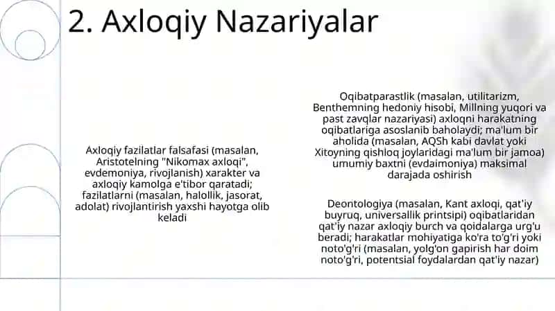 Axloq falsafasi 4