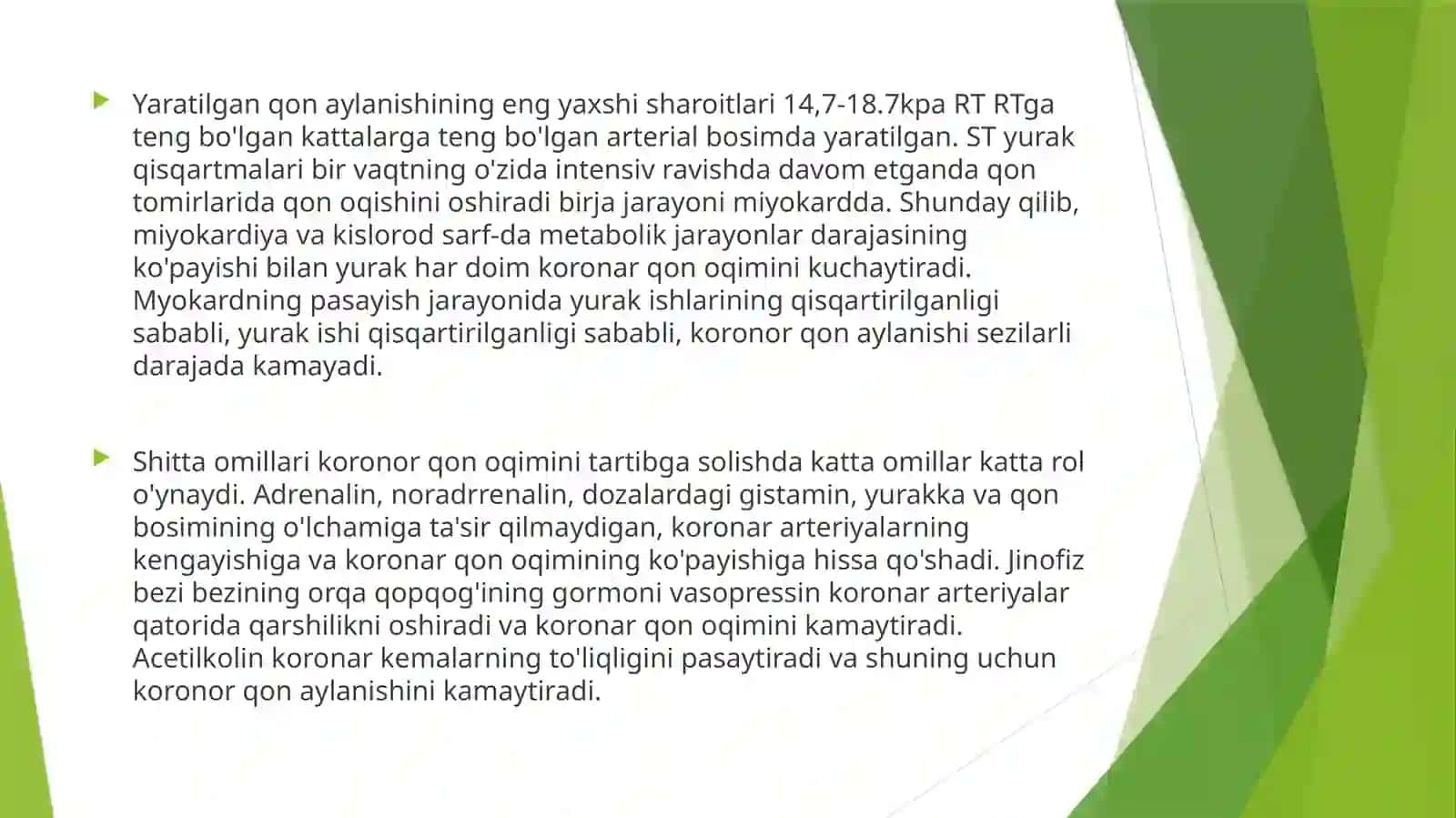 KORONAR QON AYLANISHI.MIOKARD INFARKTIDA EKG 4