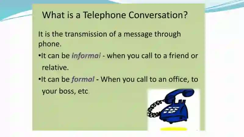 Telephone Enquiry 4