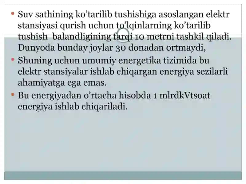 Dengiz to'lqinlarining energiyasidan foydalanish 4