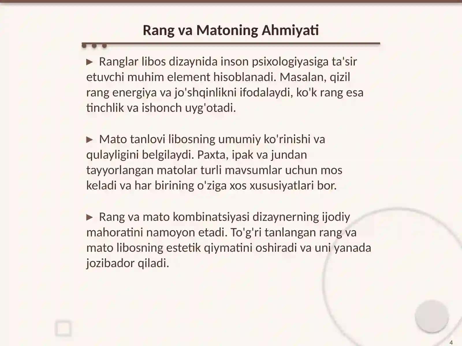 Libos Dizaynining Nazariy Asoslari 4