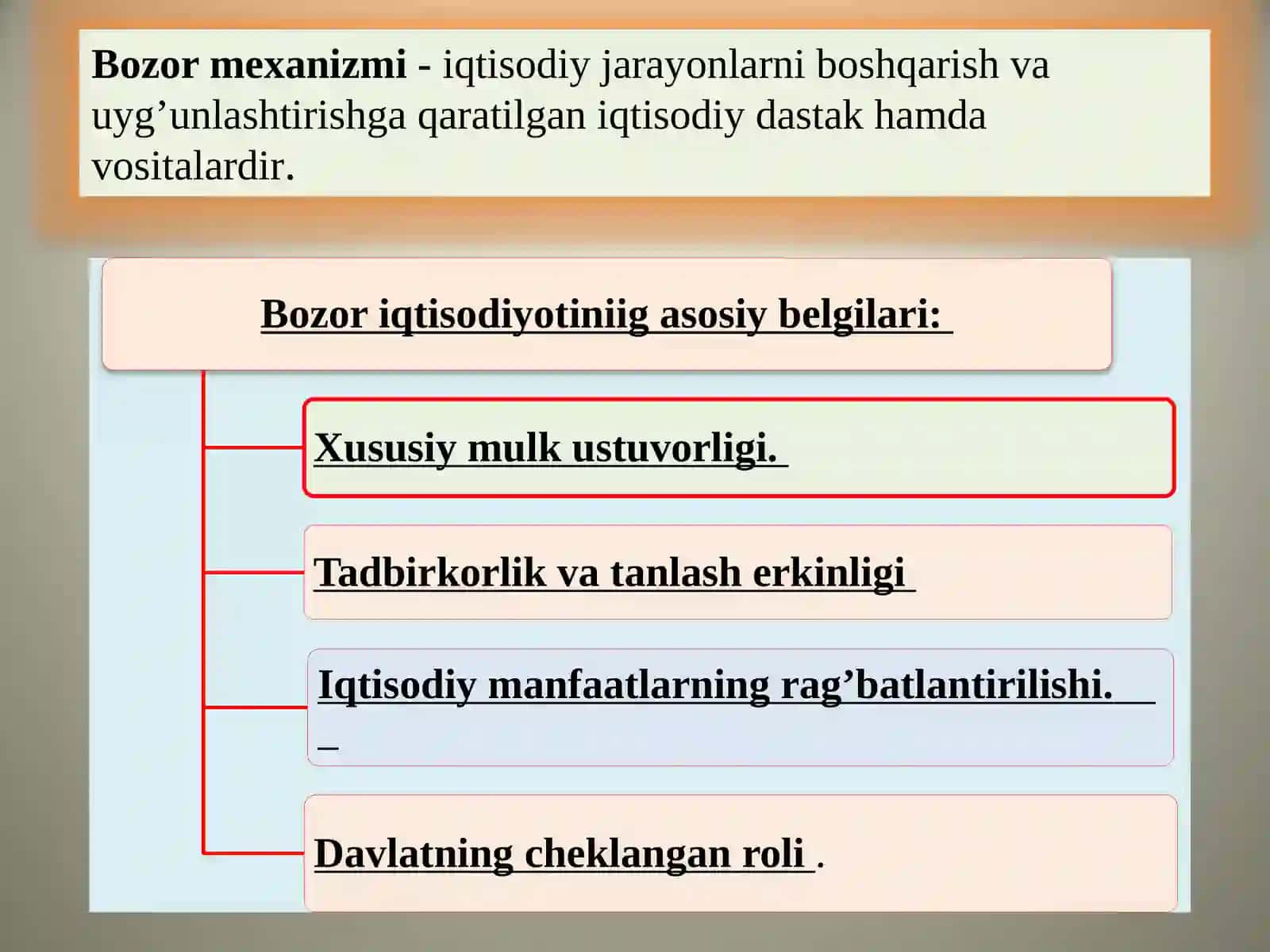 Bozor iqtisodiyoti 4