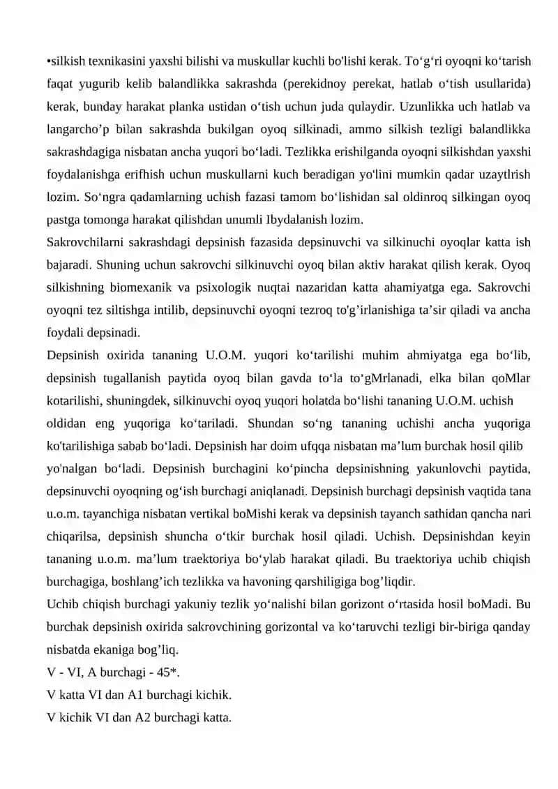Sakrash va sakrash turlari 4