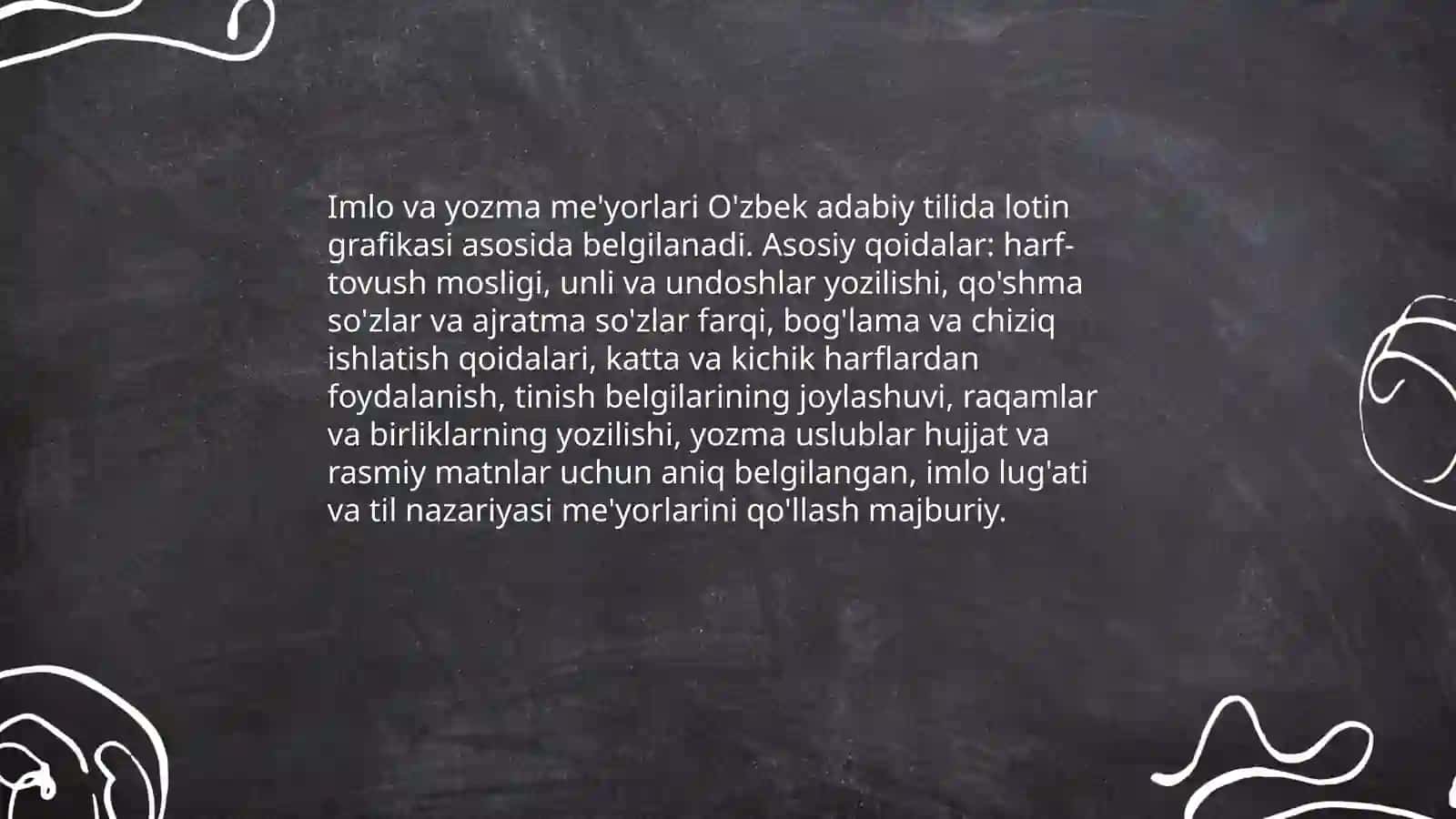 O'zbek adabiy tili me'yorlari 4