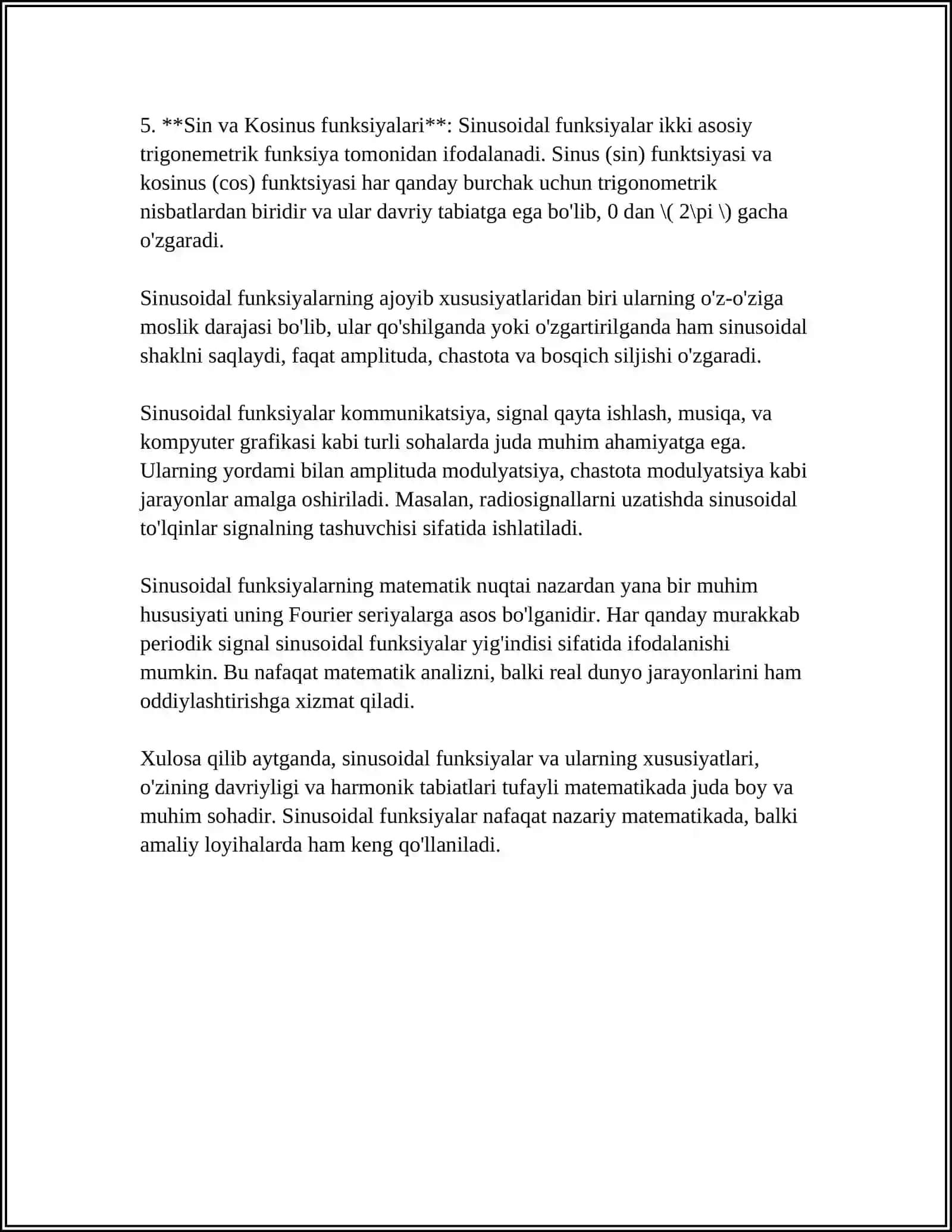 SINUSOIDAL TOK ZANJIRLARIDA QUVVAT 4