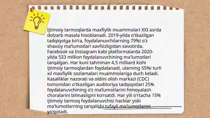 Ijtimoiy tarmoqlarda axborot xurujlari va tahdidlari 4