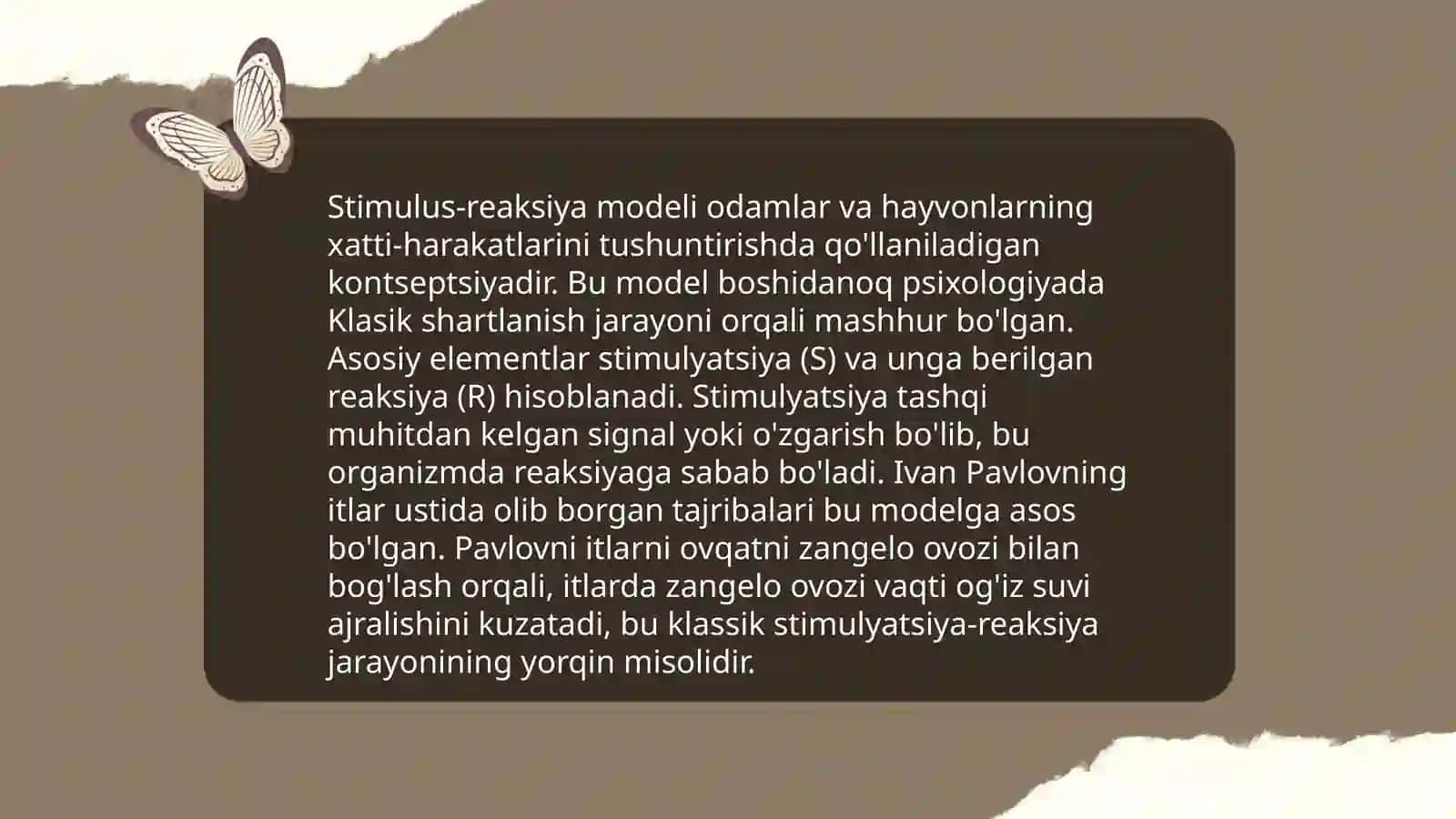 Xulq-atvorga asoslangan nazariya 4