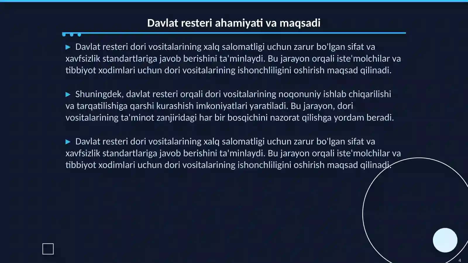Dori vositalari ning davlat resteri 4