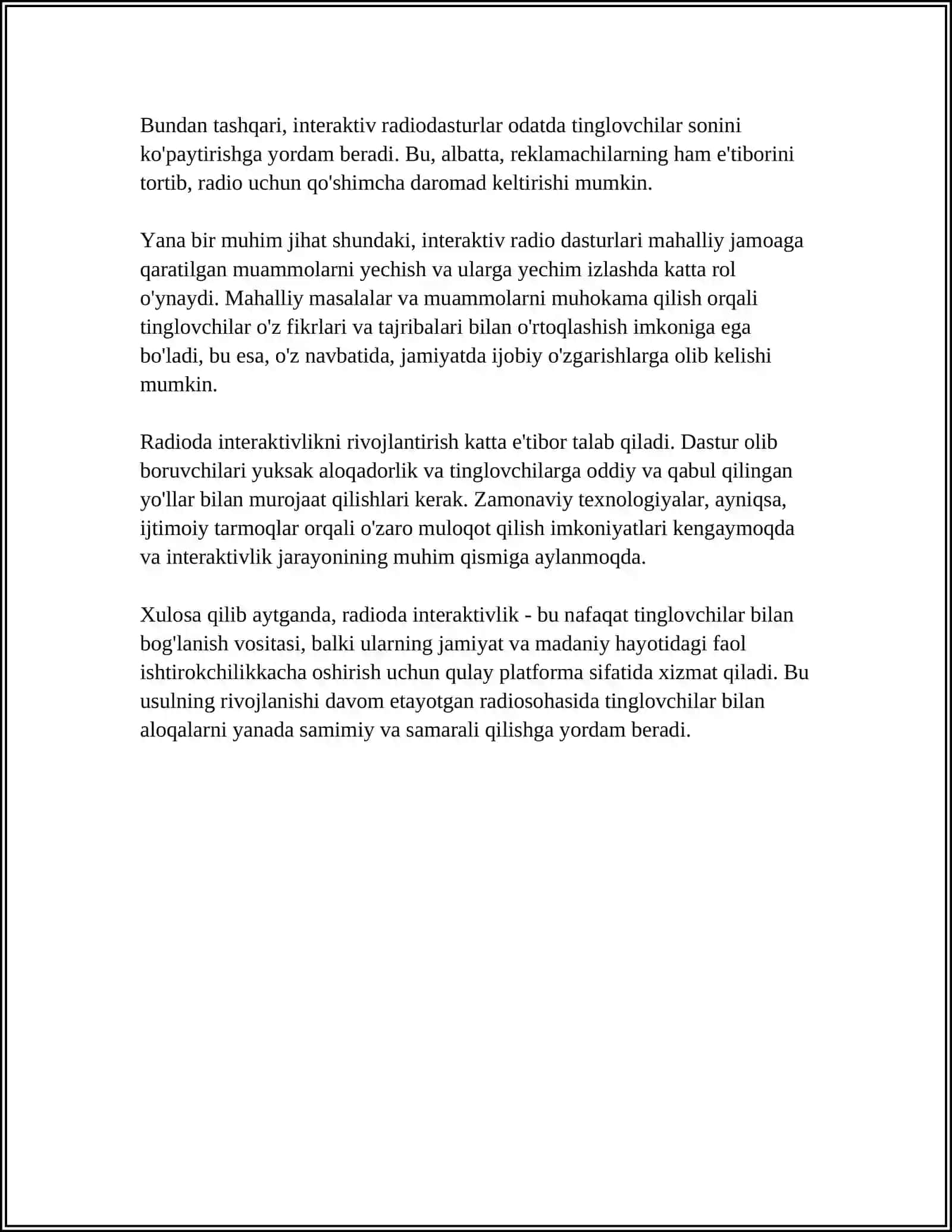 RADIODAGI INTERAKTIVLIKNING XUSUSIYATLARI 4