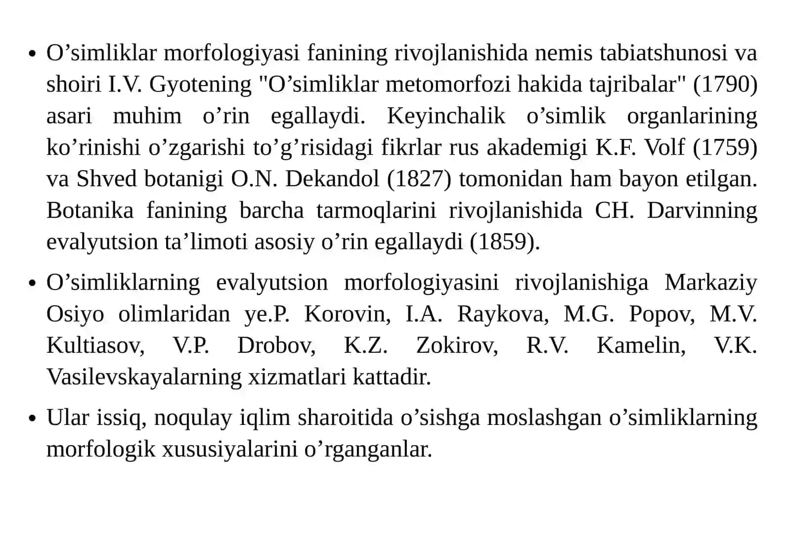 O’simliklar morfologiyasi 4