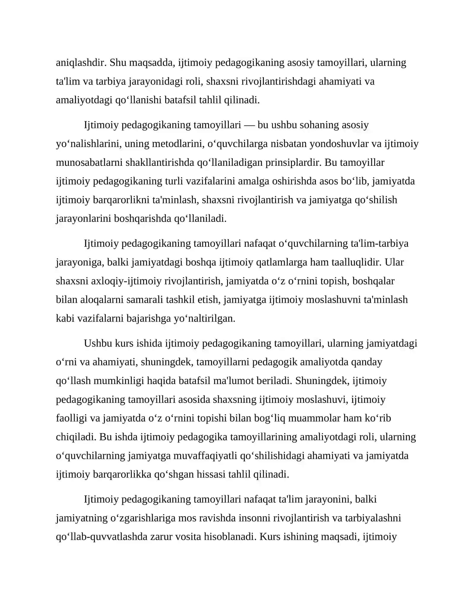 Ijtimoiy pedagogik tamoyillarning mazmun-mohiyati 4