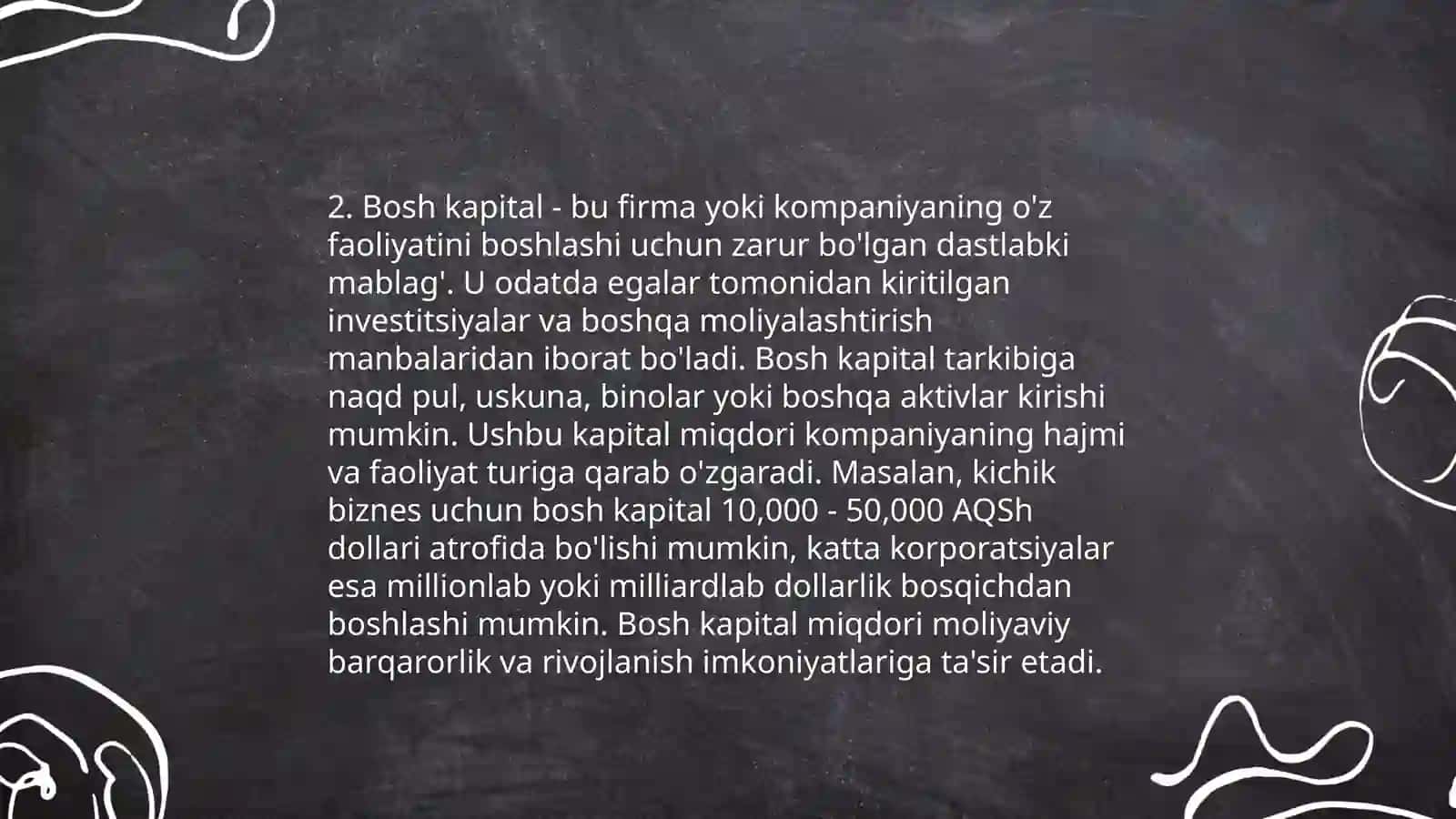 Xususiy kapital hisobi 4