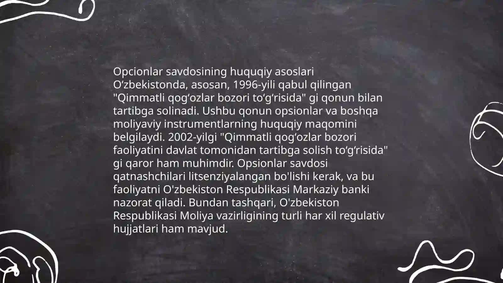 Opsionlarni mohiyati va ularning tasnifi 4