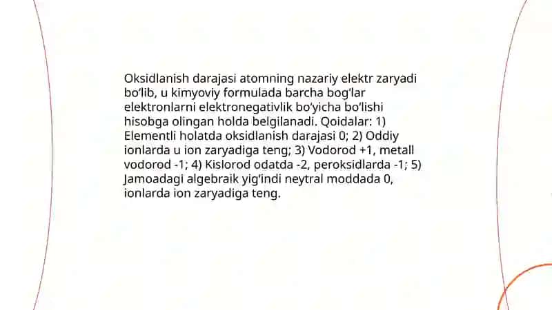 Oksidlanish qaytarilish jarayonlarining nazariy asoslari 4