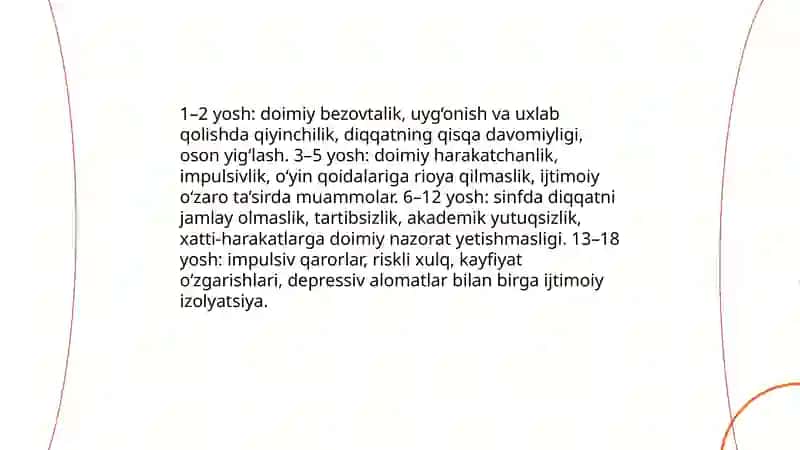 Nerv psixik jihatdan giperaktiv bola 4
