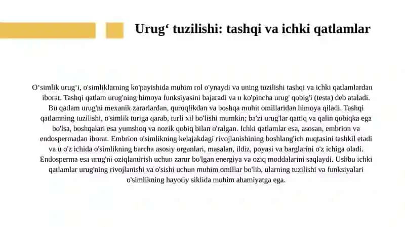 Oʻsimlik urugʻi va uning tuzilishi 4