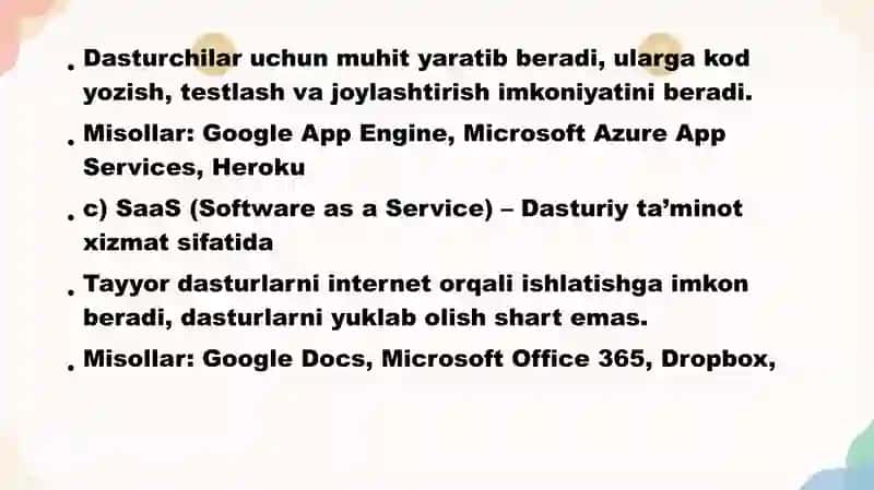 Bulutli texnologiyalar 4