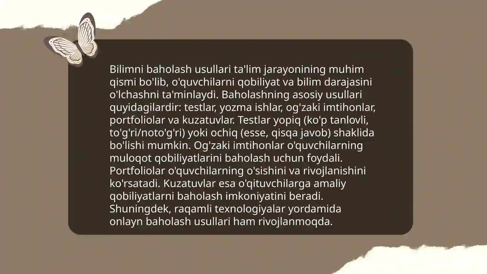 Xalqaro Baholash Tizimlari 4