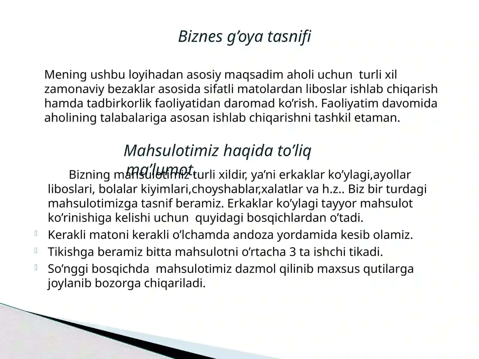 BIZNES REJASI 4