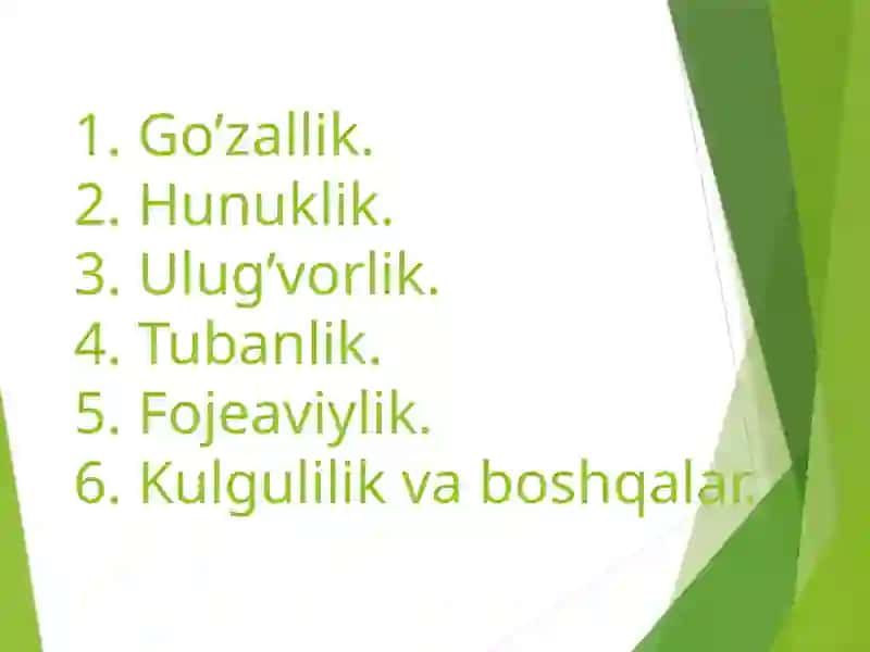 Estetika kategoriyalari 4