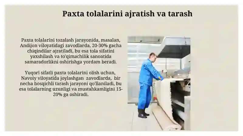 Paxta tozalash zavodlari 4