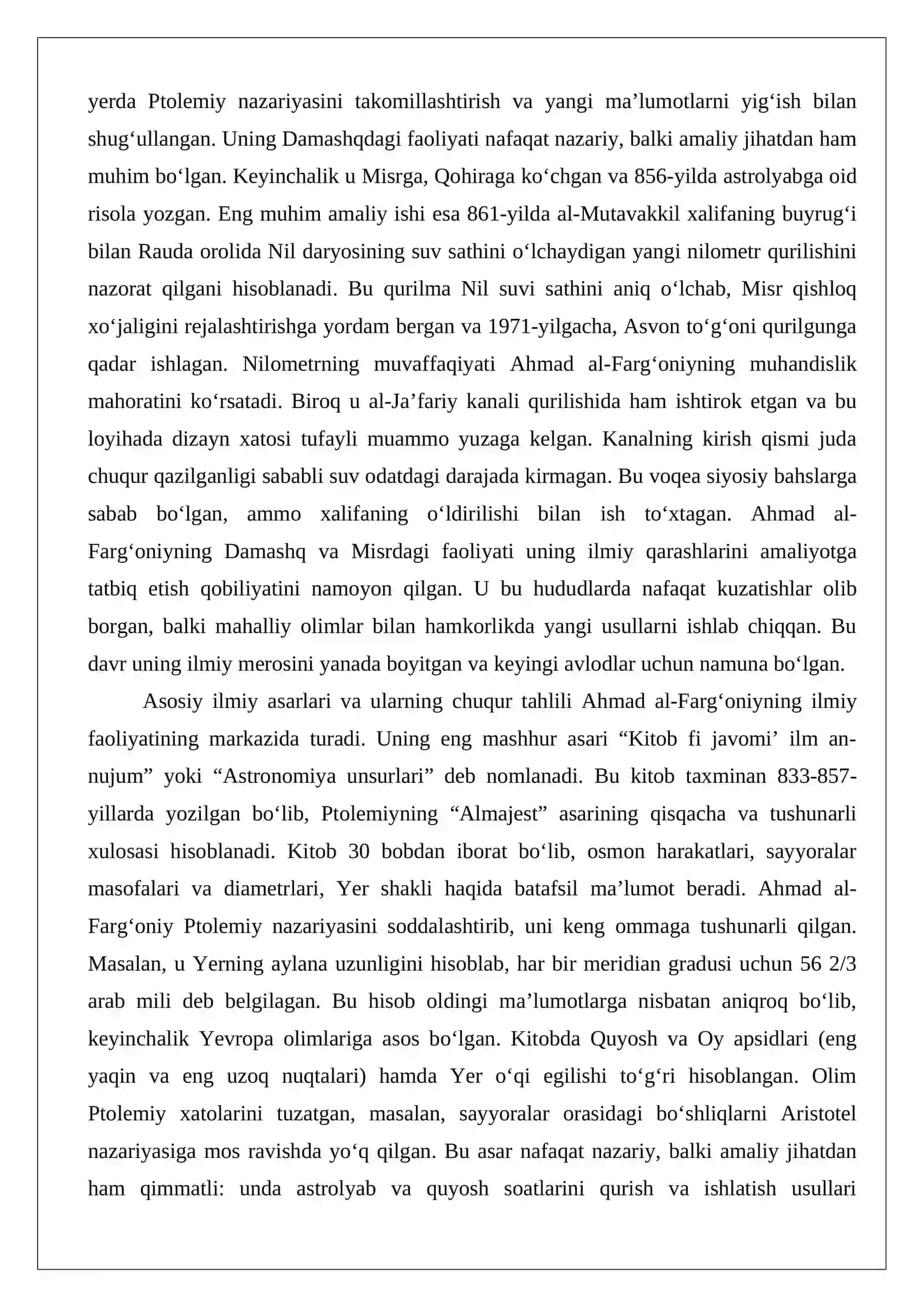 Ahmad al-Farg‘oniy (taxm. 797–865) 4
