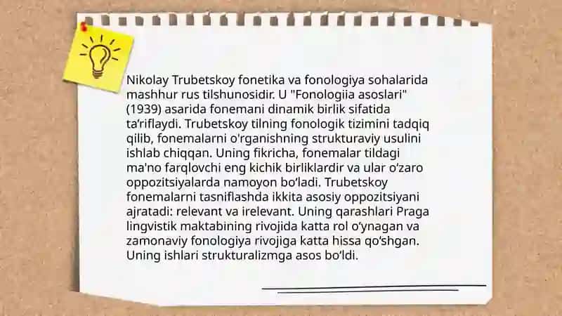 Fonema nazariyasi tarixidan 4